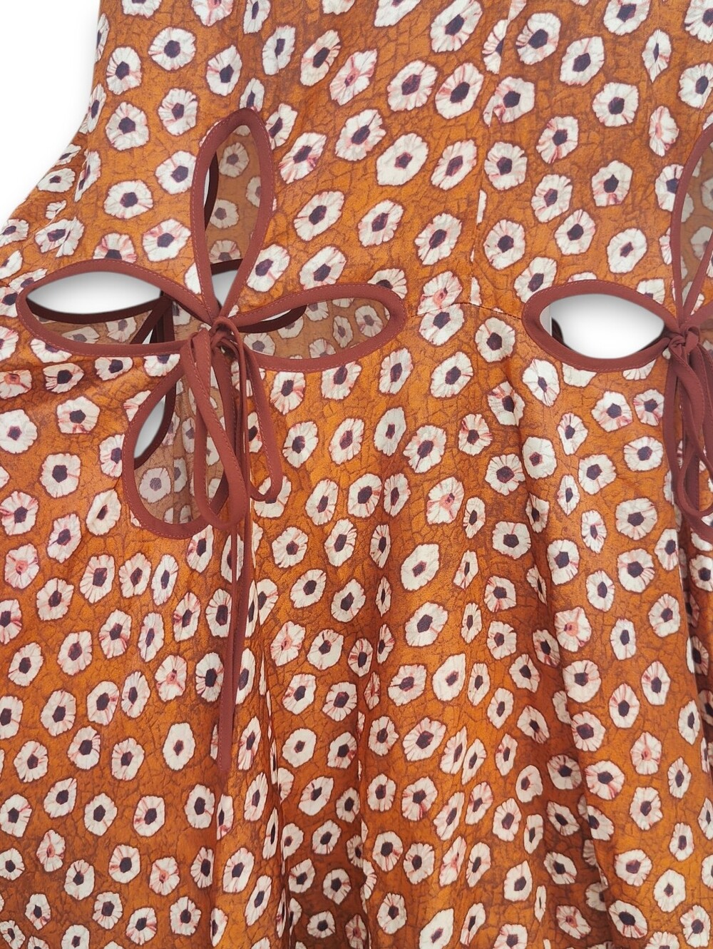 Alexis Ren Sienna Keyhole Cut Out XS Geometric Maxi Dress EUC - Picture 5 of 8